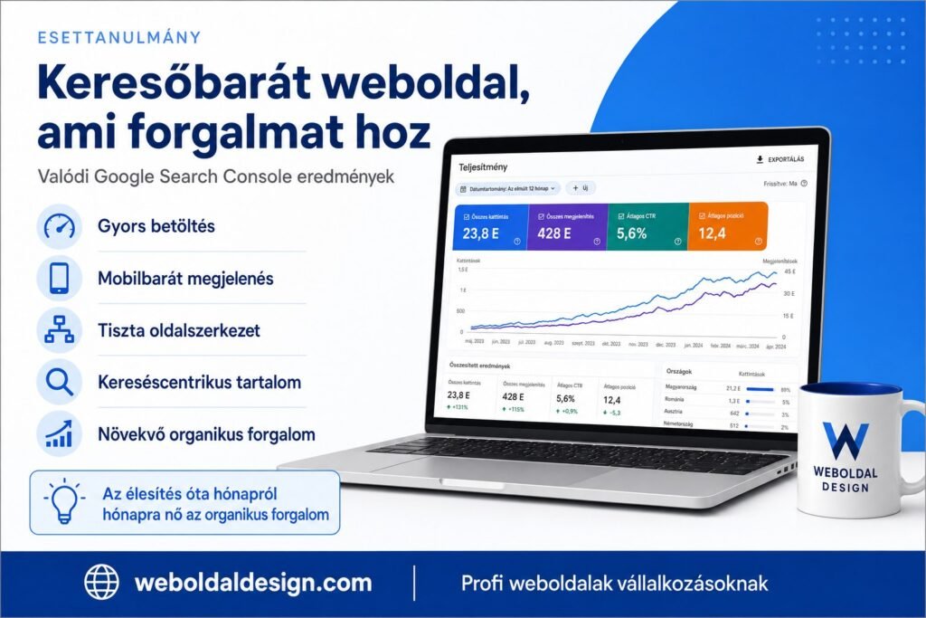 Keresőbarát weboldal: esettanulmány valódi Google-eredményekkel