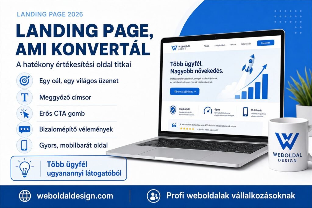 Landing page készítés, ami konvertál — az értékesítő oldal titkai