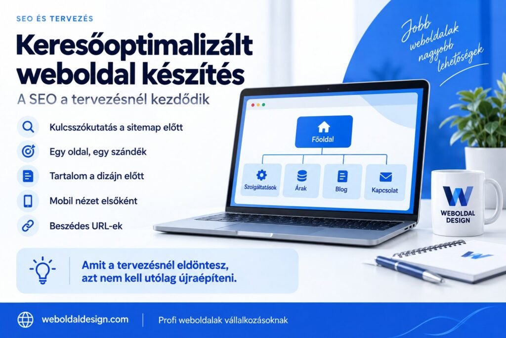 Keresőoptimalizált weboldal készítés – a SEO a tervezésnél kezdődik